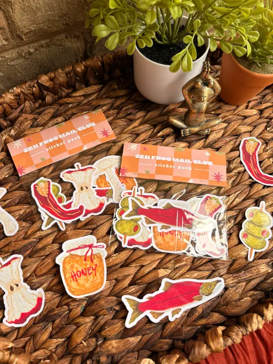 Rustic Snacks Sticker Pack