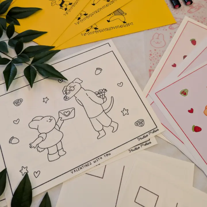 Feb 2026 Colouring Sheet