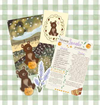 April mail club! 🐻🍯