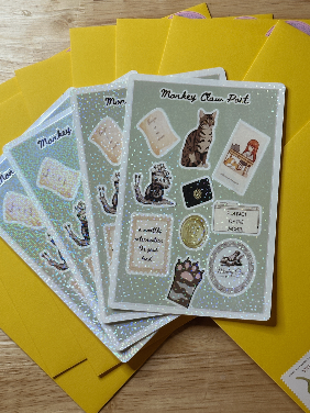 3 month member sticker sheet