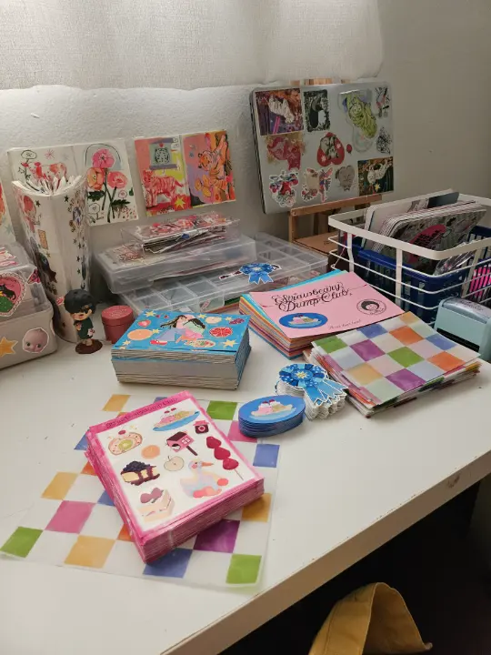 A colorfull spread of goodies for April mail!