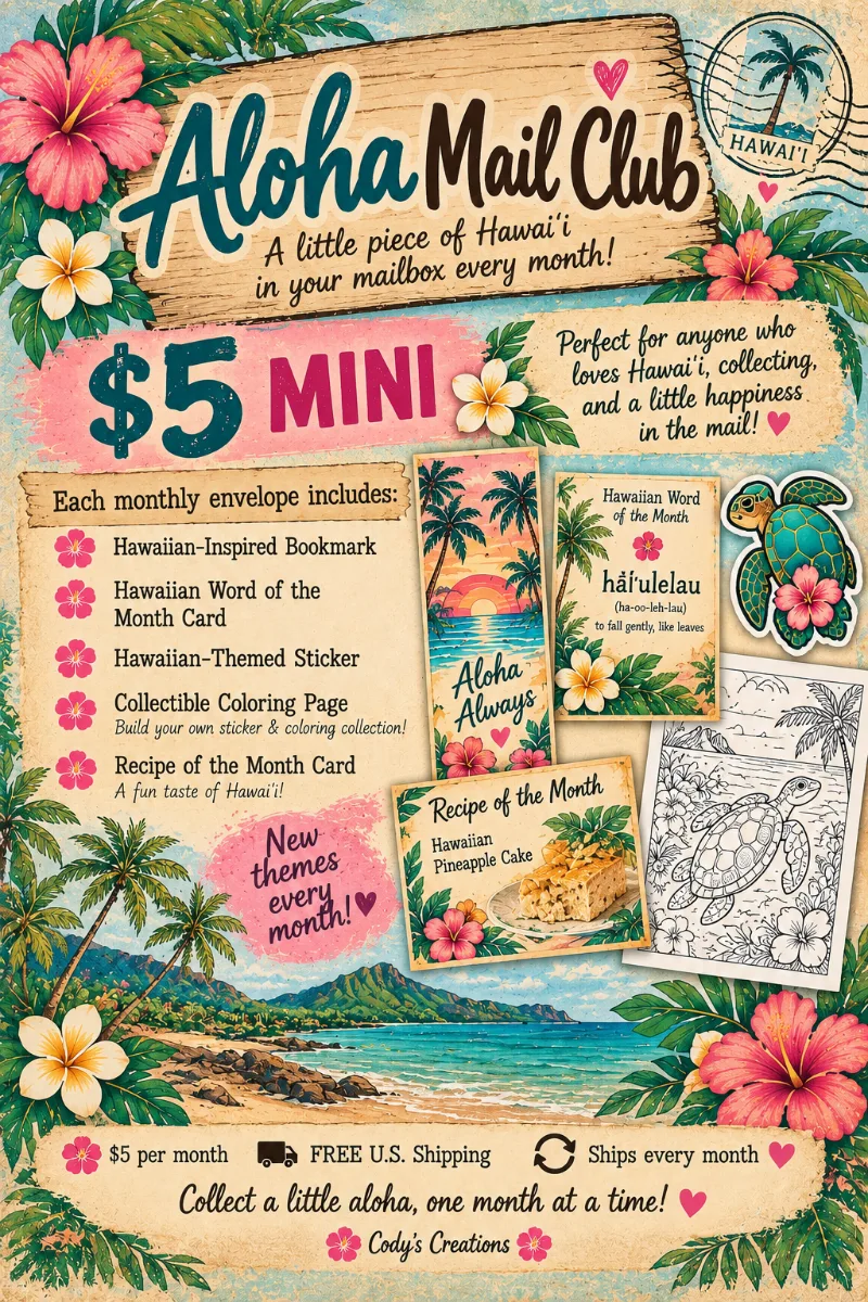 Mini Aloha Mail Club